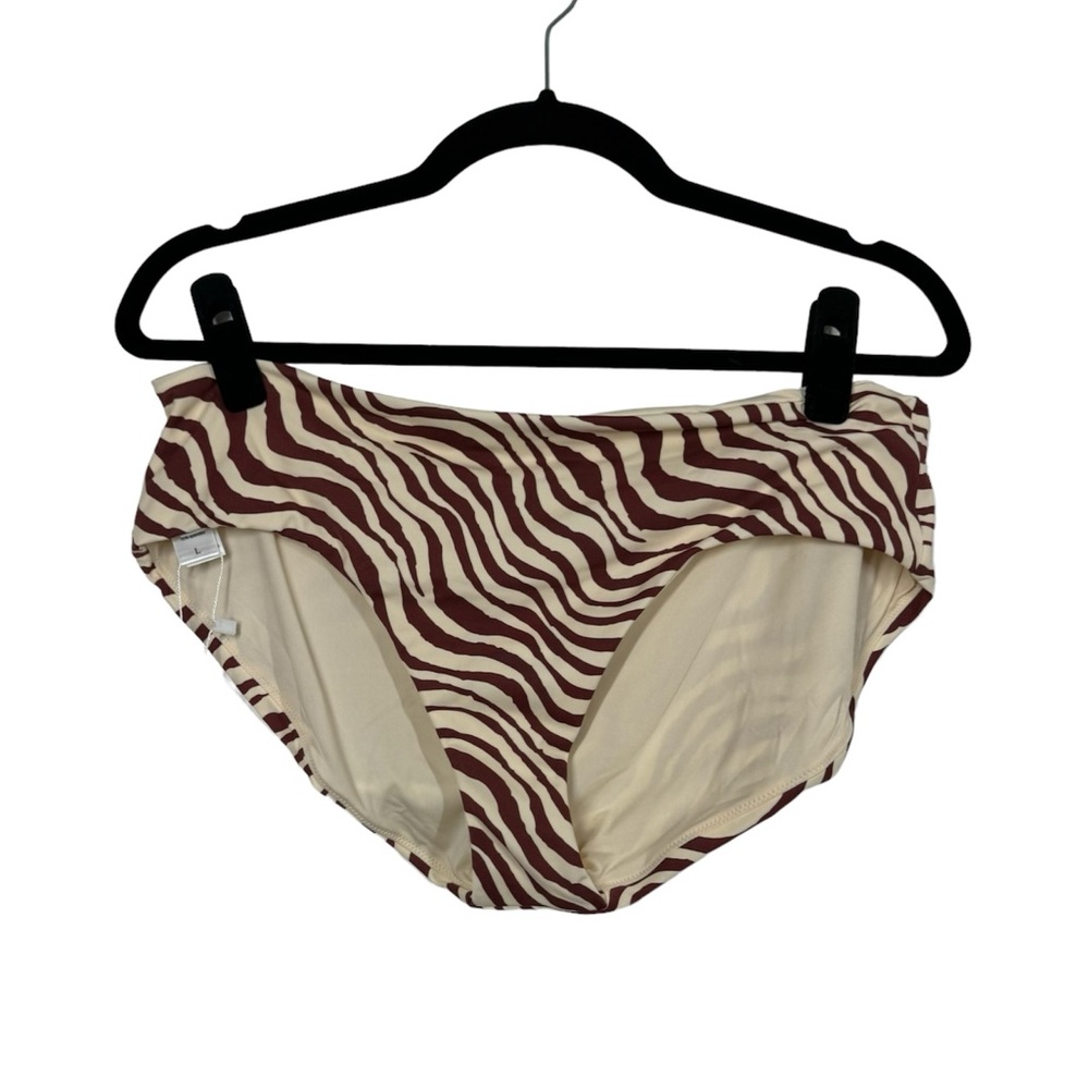 Andie Swimsuit The Hipster Bikini Bottom Zebra Print NEW AB383